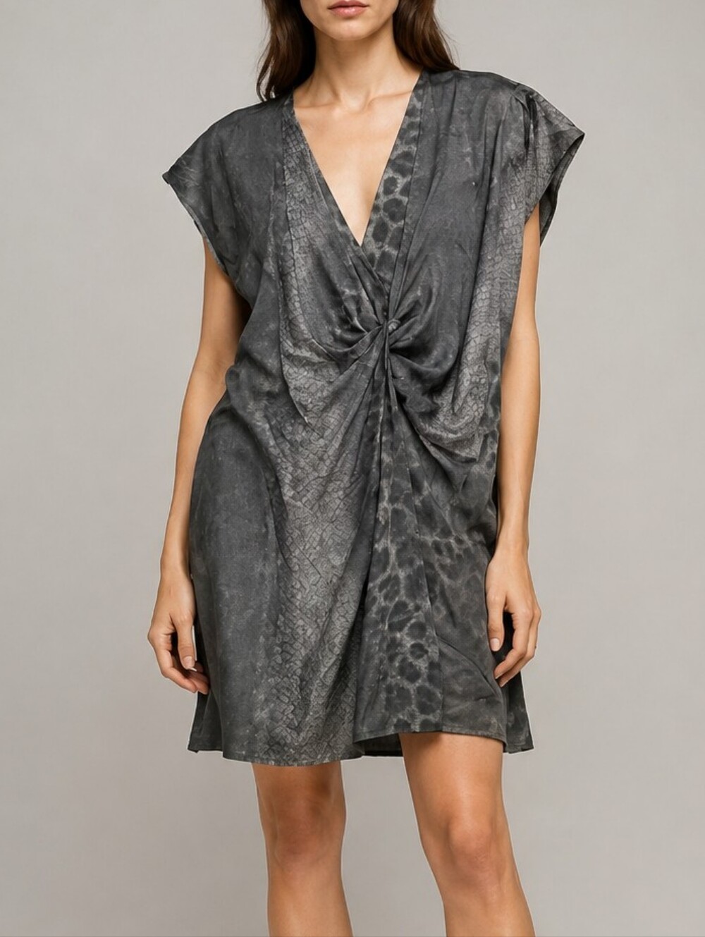 All Saints Serpent Dee Dee Silk Dress